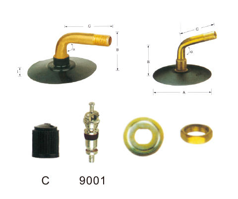 TUBE VALVE FOR MOTORCYCLES