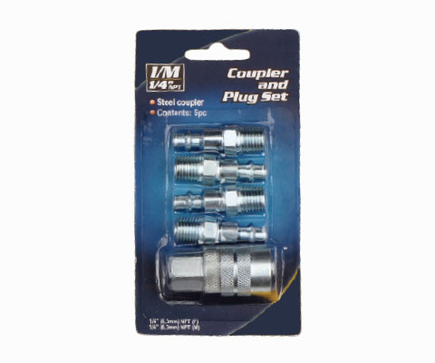 5PC COUPLER&PLUG SET
