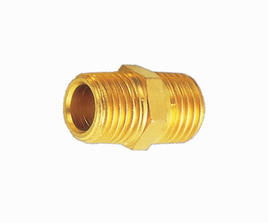 DOUBLE MALE CONNECTOR BRASS FITTING