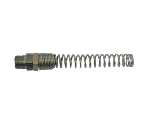 SOLID THREADED CONNECTION WITH SPRING FOR PU HOSE