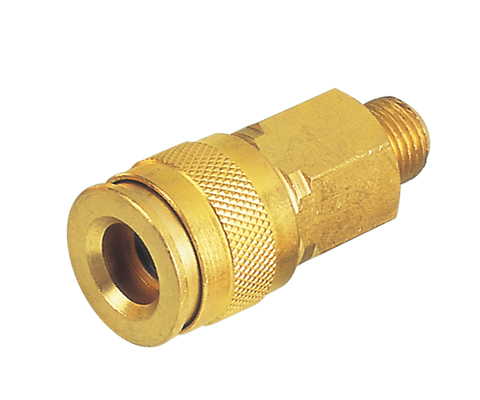 UNIVERSAL TYPE PUSH-TO-CONNECT COUPLER, 1/4”BODY, BRASS