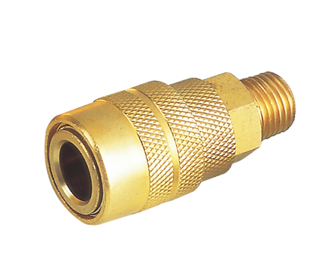 MILTON TYPE MANUAL COUPLER, 1/4”BODY, BRASS