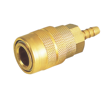 MILTON TYPE MANUAL COUPLER, 1/4”BODY, BRASS