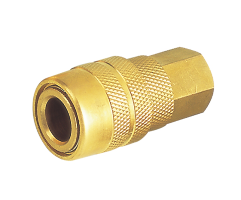 MILTON TYPE MANUAL COUPLER, 1/4”BODY, BRASS